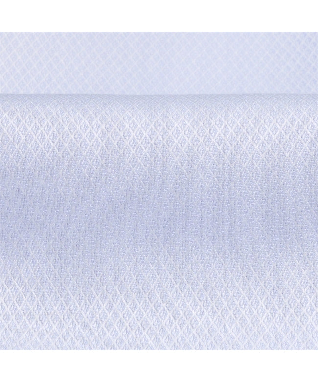 トーキョーシャツ TOKYO SHIRTS 【超形態安定】 レギュラー衿 綿100% 七分袖 レディースシャツ (ブルー) ブルー