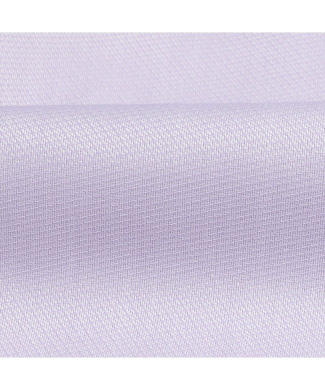 トーキョーシャツ TOKYO SHIRTS 形態安定ノーアイロン スキッパー衿 七分袖レディースシャツ (パープル) パープル