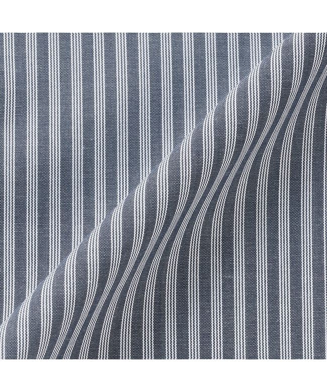 トーキョーシャツ TOKYO SHIRTS 形態安定 スキッパー衿 七分袖 レディースシャツ (ダークブルー) ダークブルー