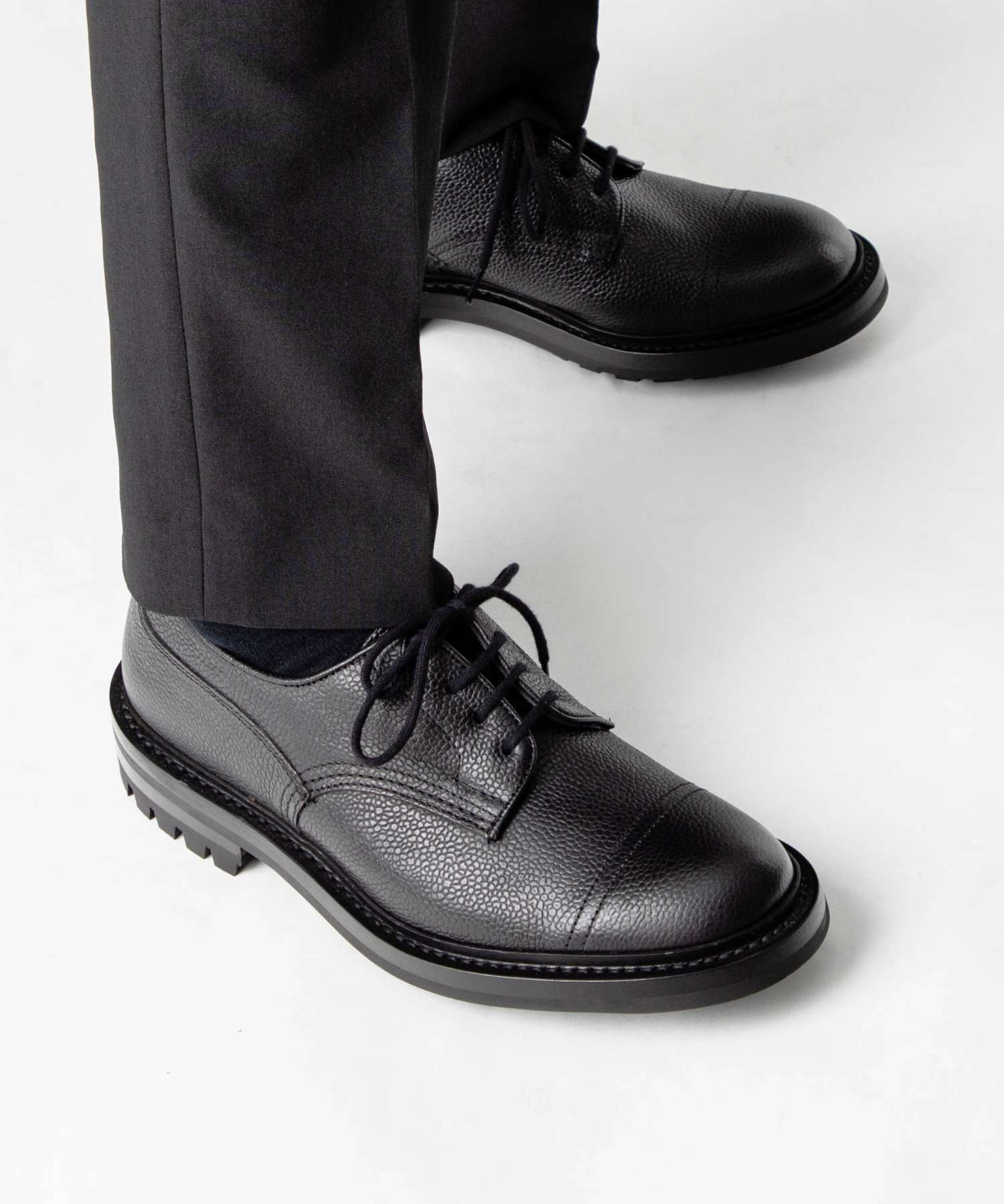 トリッカーズ Tricker's トリッカーズ Tricker's MATLOCK マトロック CAP TOE SHOES キャップ トゥ シューズ 6896 ビジネスシューズ メンズ シューズ (BLACK SCOTCH) BLACK SCOTCH