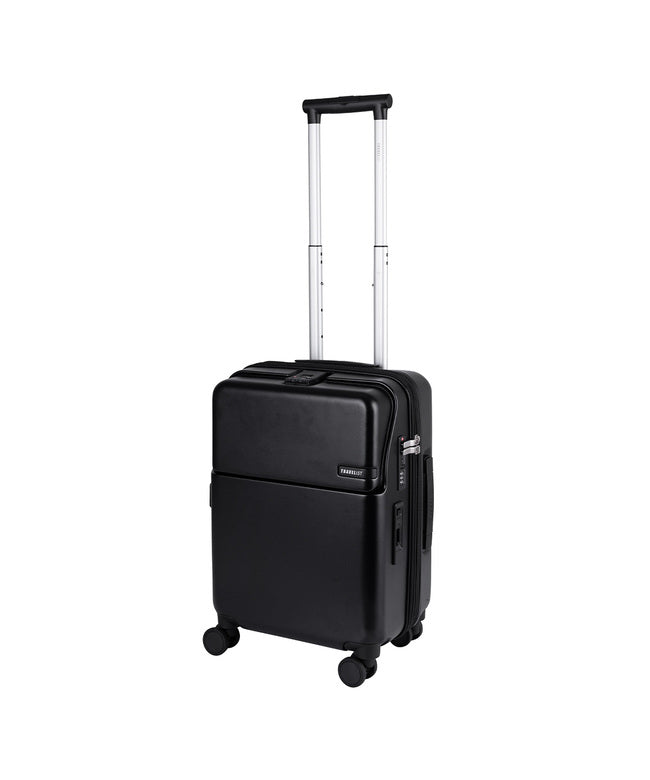 トラベリスト TRAVELIST トラベリスト スーツケース 機内持ち込み Sサイズ 35L/43L 軽量 拡張 静音 ストッパー ドリンクホルダー TRAVELIST 76-25140 (ブラック) ブラック