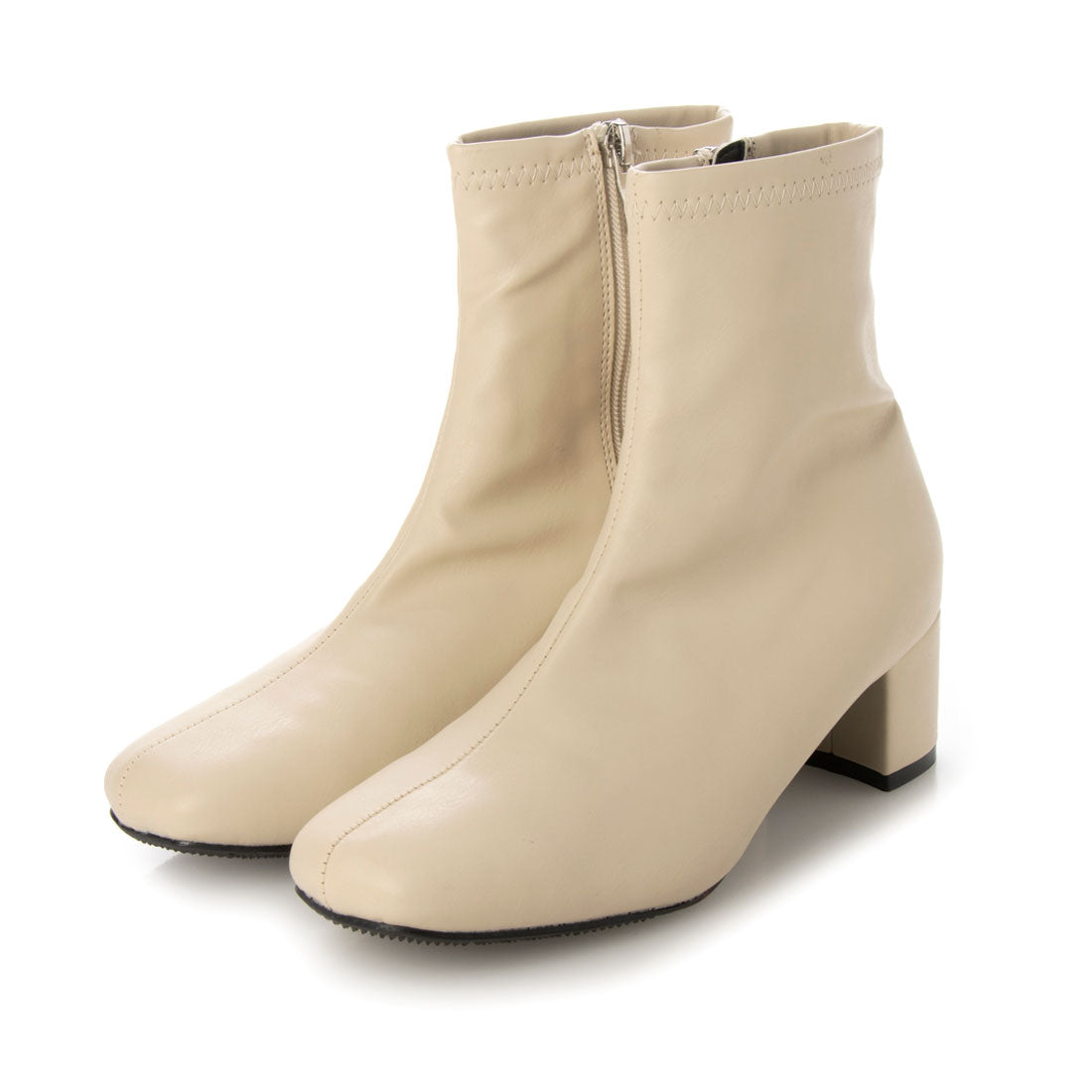 ツルヤ TSURUYA 新作 レディース ブーツ ストレッチブーツ 6088,ホワイト