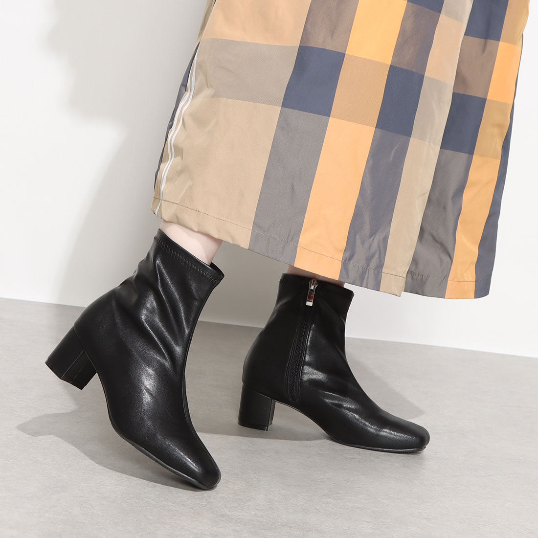 ツルヤ TSURUYA 新作 レディース ブーツ ストレッチブーツ 6088