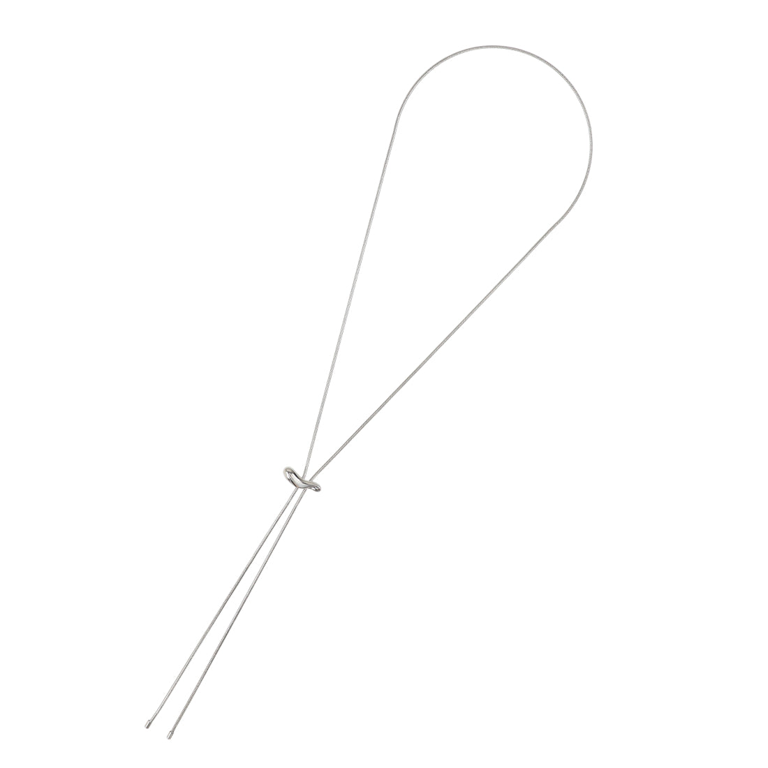 ゴールディ GOLDY ニュアンス メタル ループ タイ ネックレス / 3230408※ (シルバー) シルバー