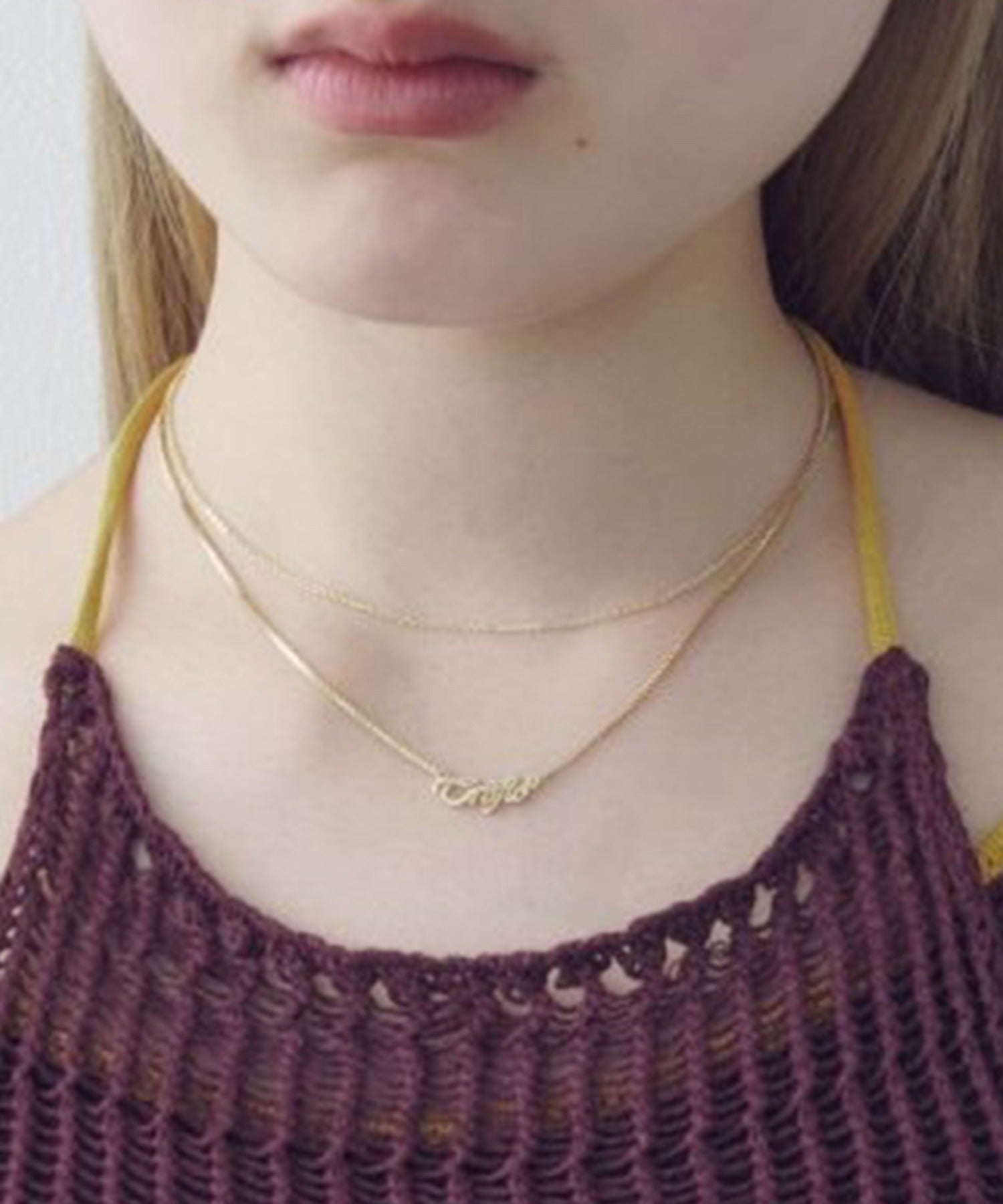 ゴールディ GOLDY レタードレイヤードネックレス 3250702 (ゴールド系その他3) ゴールド系その他3