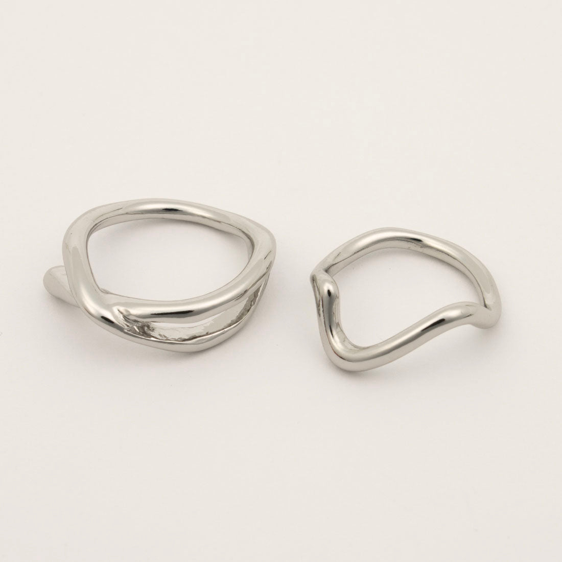 ゴールディ GOLDY 2個セット ニュアンスリング 5250905 (シルバー) シルバー