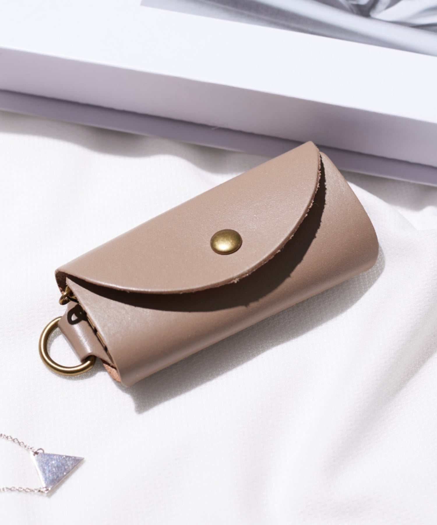 ホークカンパニー Hawk Company 【Hawk Company】レザースマートシンプルキーケース/6272 (グレー) グレー