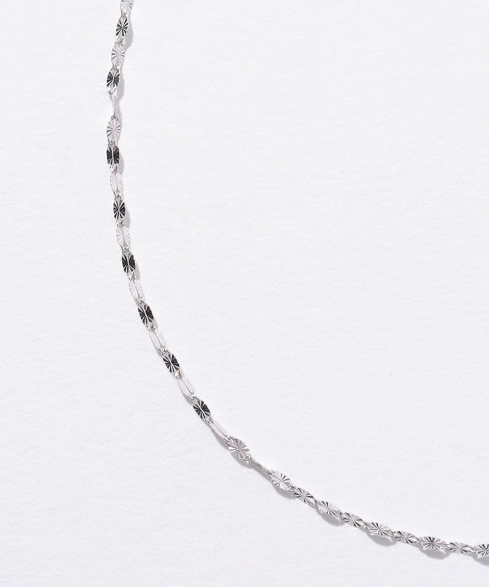ルボンボン les bon bon 【les bon bon / ルボンボン】sunlight necklace white gold / サンライトネックレス ホワイト ゴールド (シルバー) シルバー