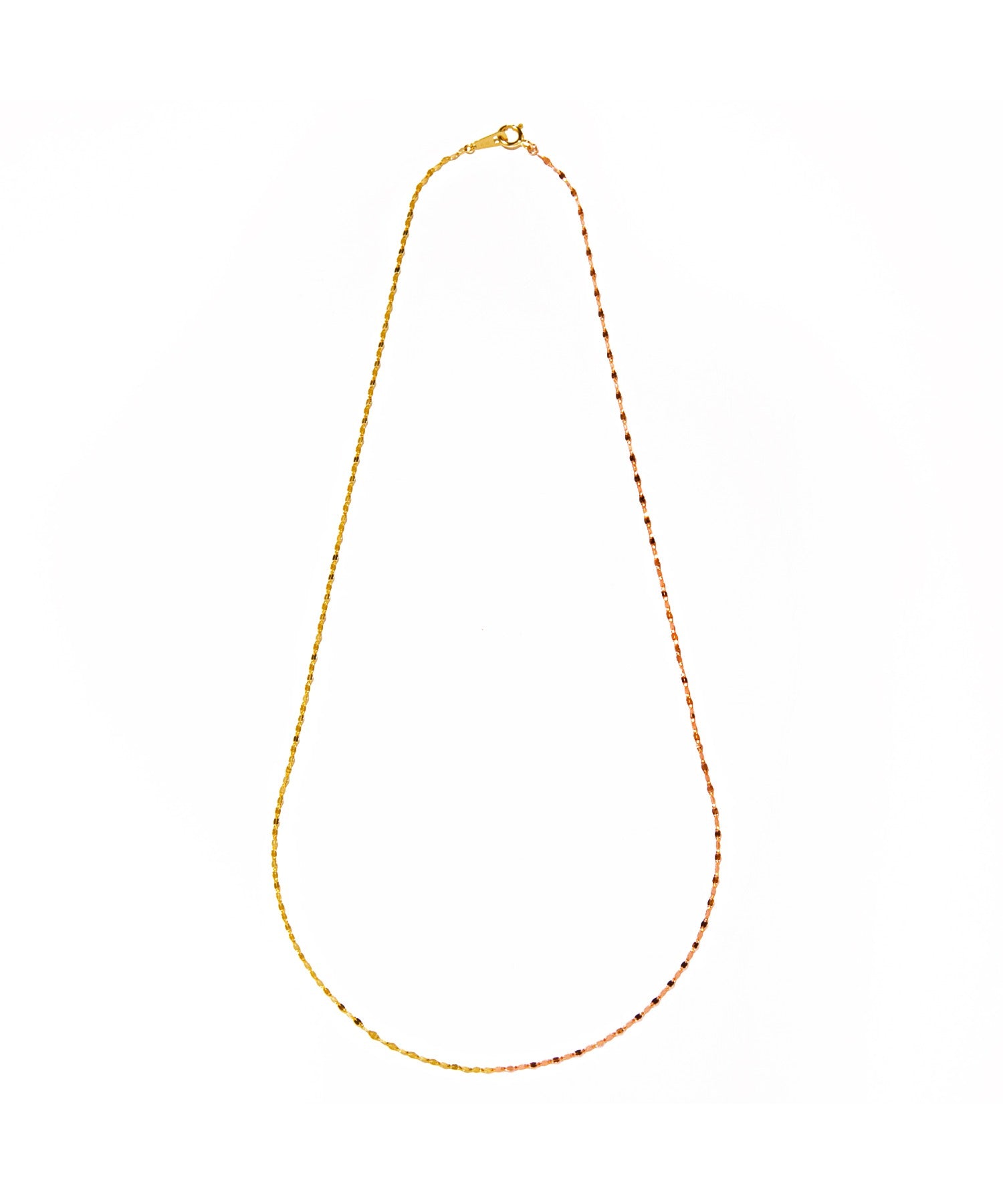 ルボンボン les bon bon 【les bon bon / ルボンボン】victoria double necklace pink gold×yellow gold /ネックレス ゴールド