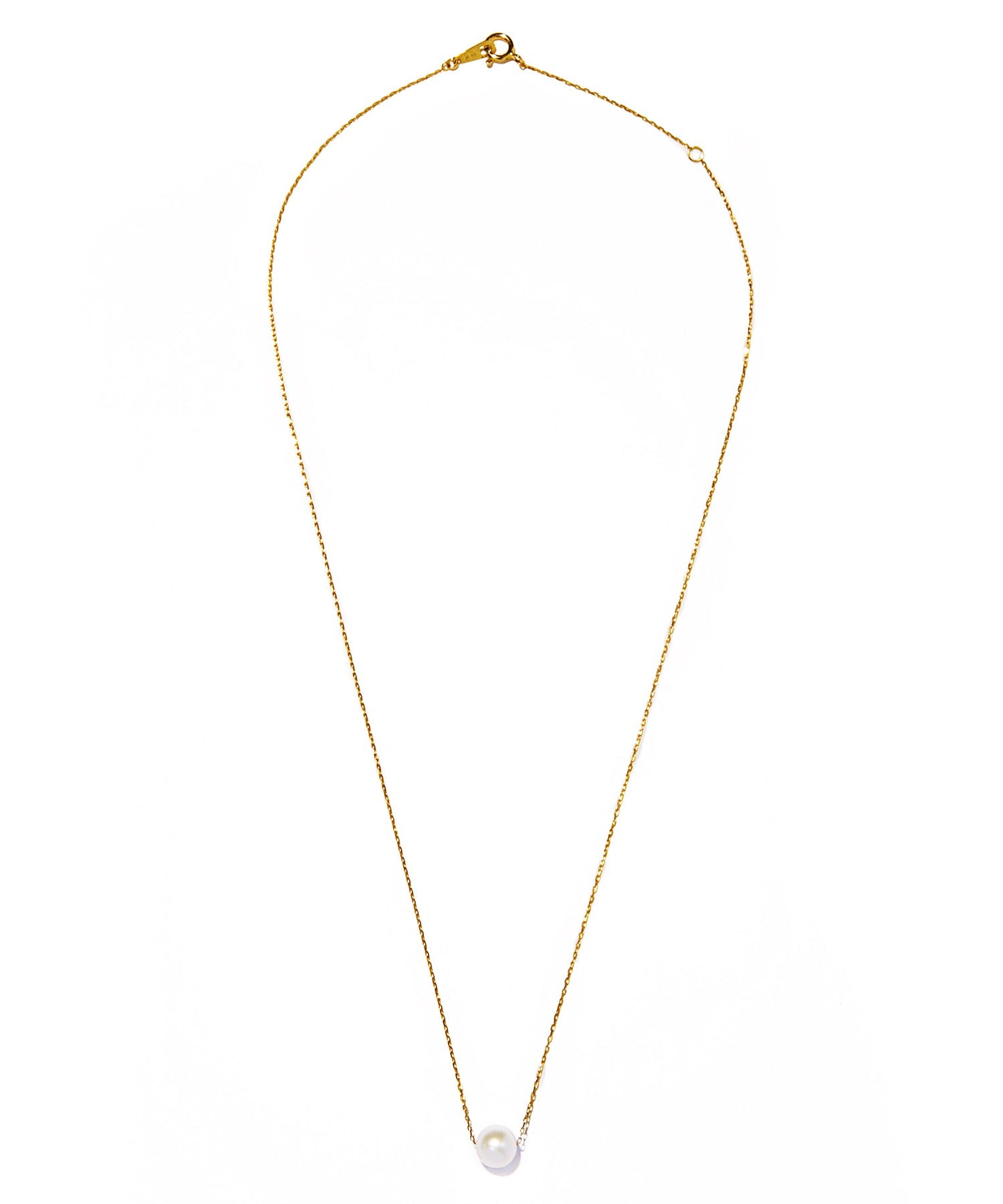 ルボンボン les bon bon 【les bon bon / ルボンボン】pearl chain necklace BB003 K10 10金 淡水パール ゴールド 日本製 40cm