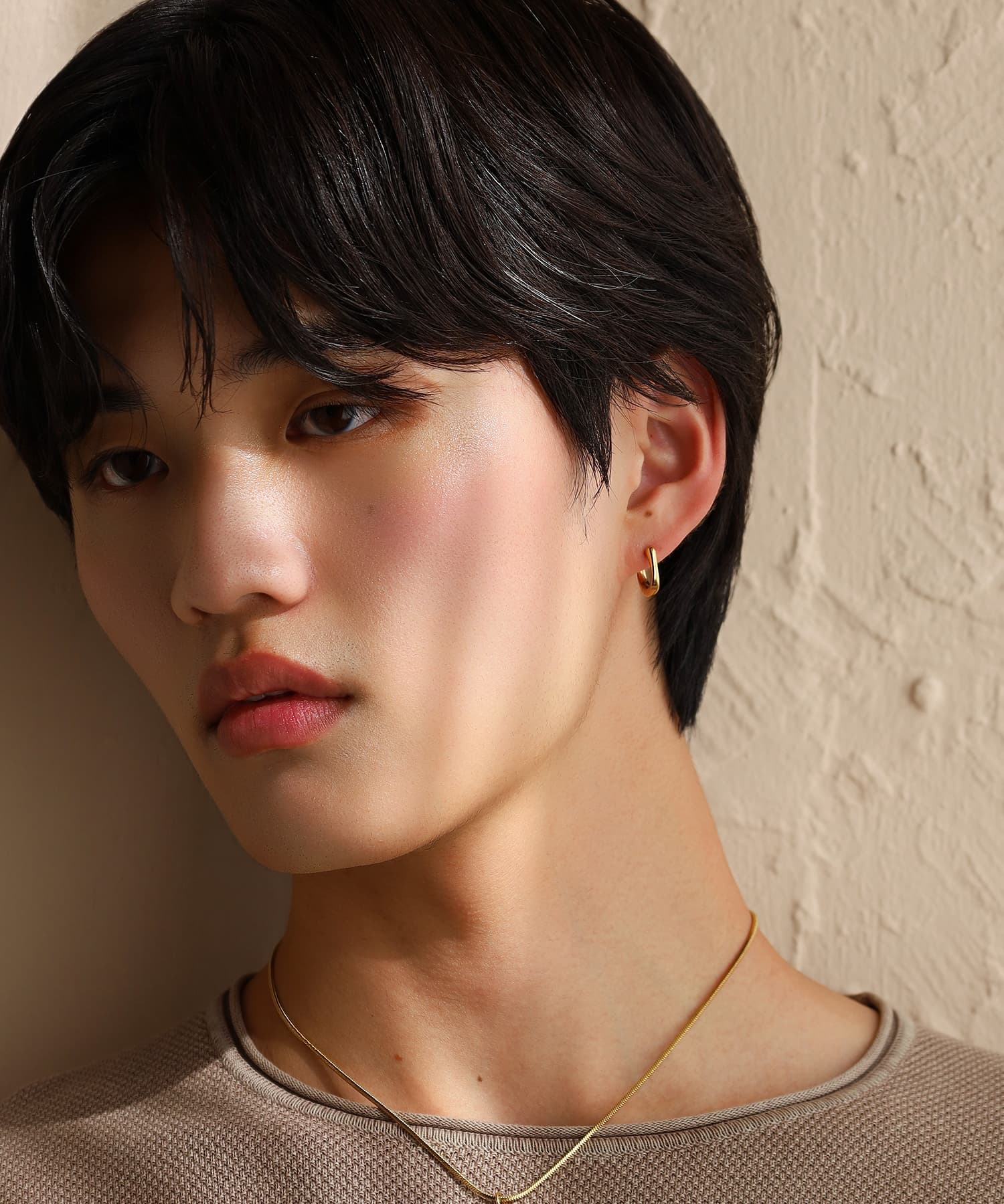 エルエイチエムイー LHME 【WEB限定】”Aqua”フープピアス/サージカルステンレス(金属アレルギー対応) (ゴールド) ゴールド