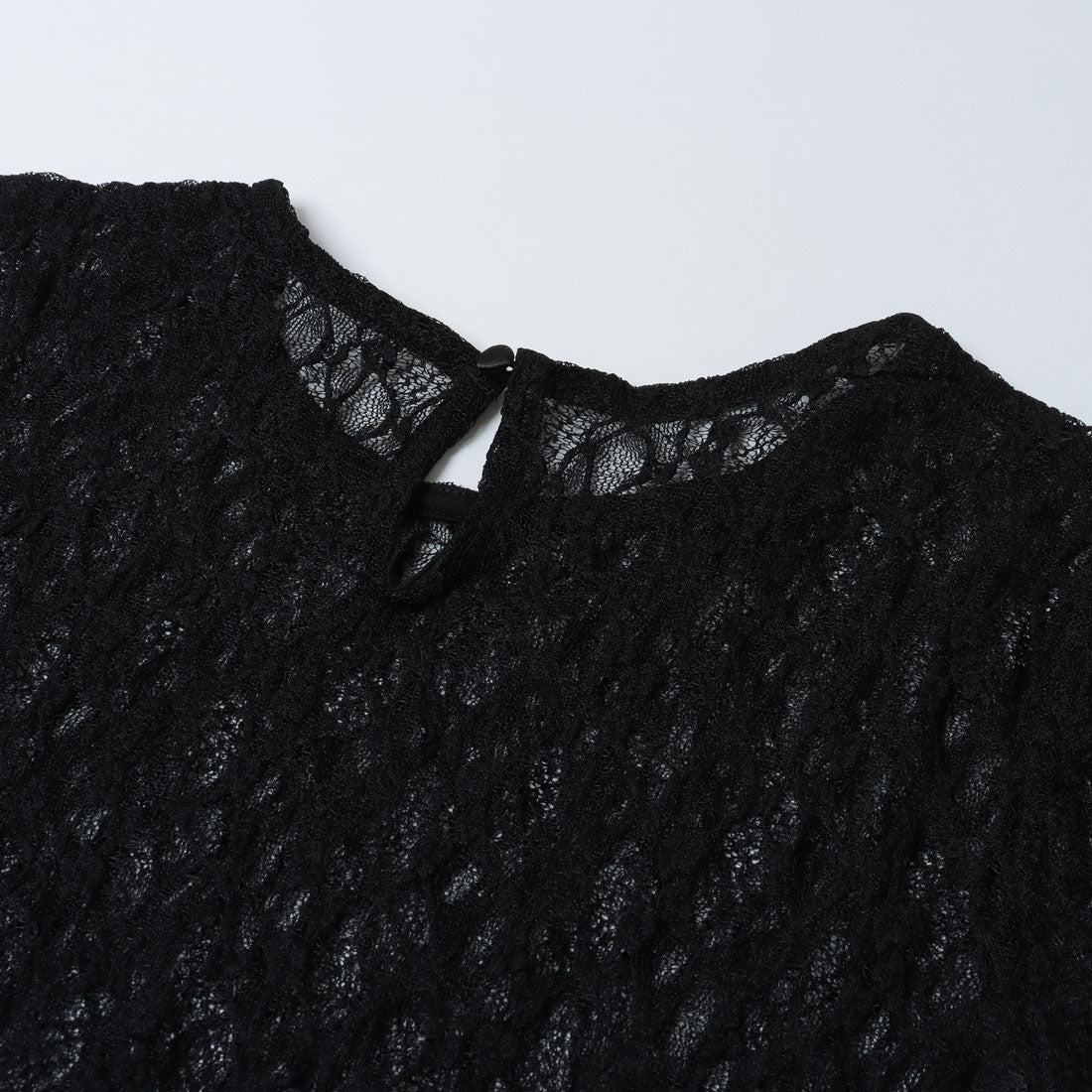 メゾンブリーズレヴール MAISON BREEZE reveur Flower lace T-shirt フラワーレースTシャツ (ブラック) ブラック