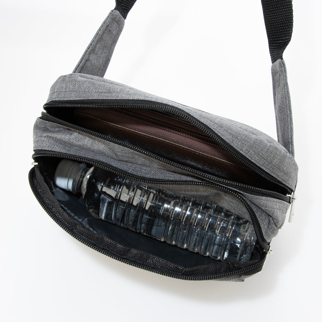 メゾンクラブ MAISON CLUB キャンバスボディバッグ 9169 MKS (ブラック) ブラック