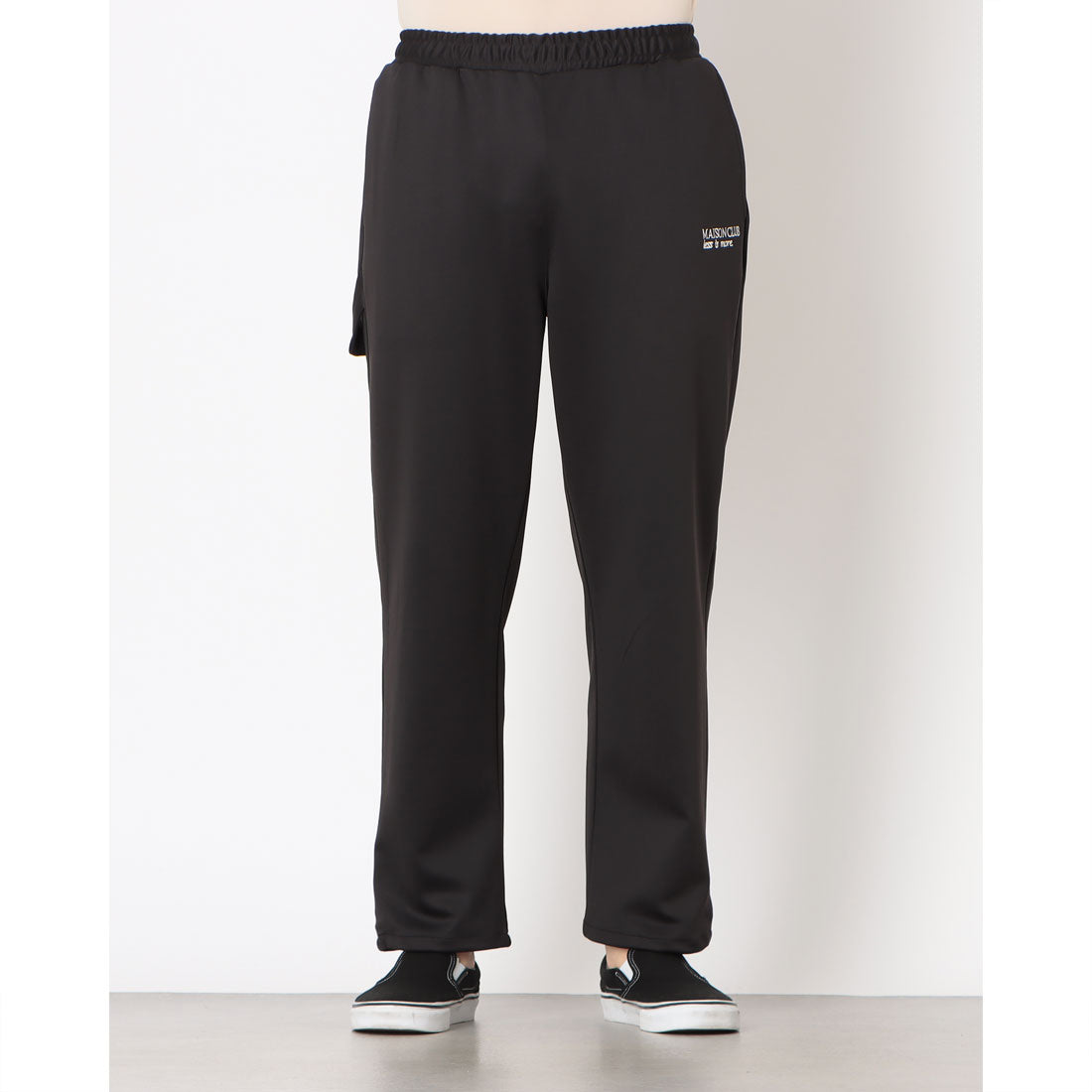 メゾンクラブ MAISON CLUB Professional Essential Stretch Track Pants KKP / プロフェッショナルエッセンシャルストレッチトラックパンツ AENNOYORK (ブラック) ブラック