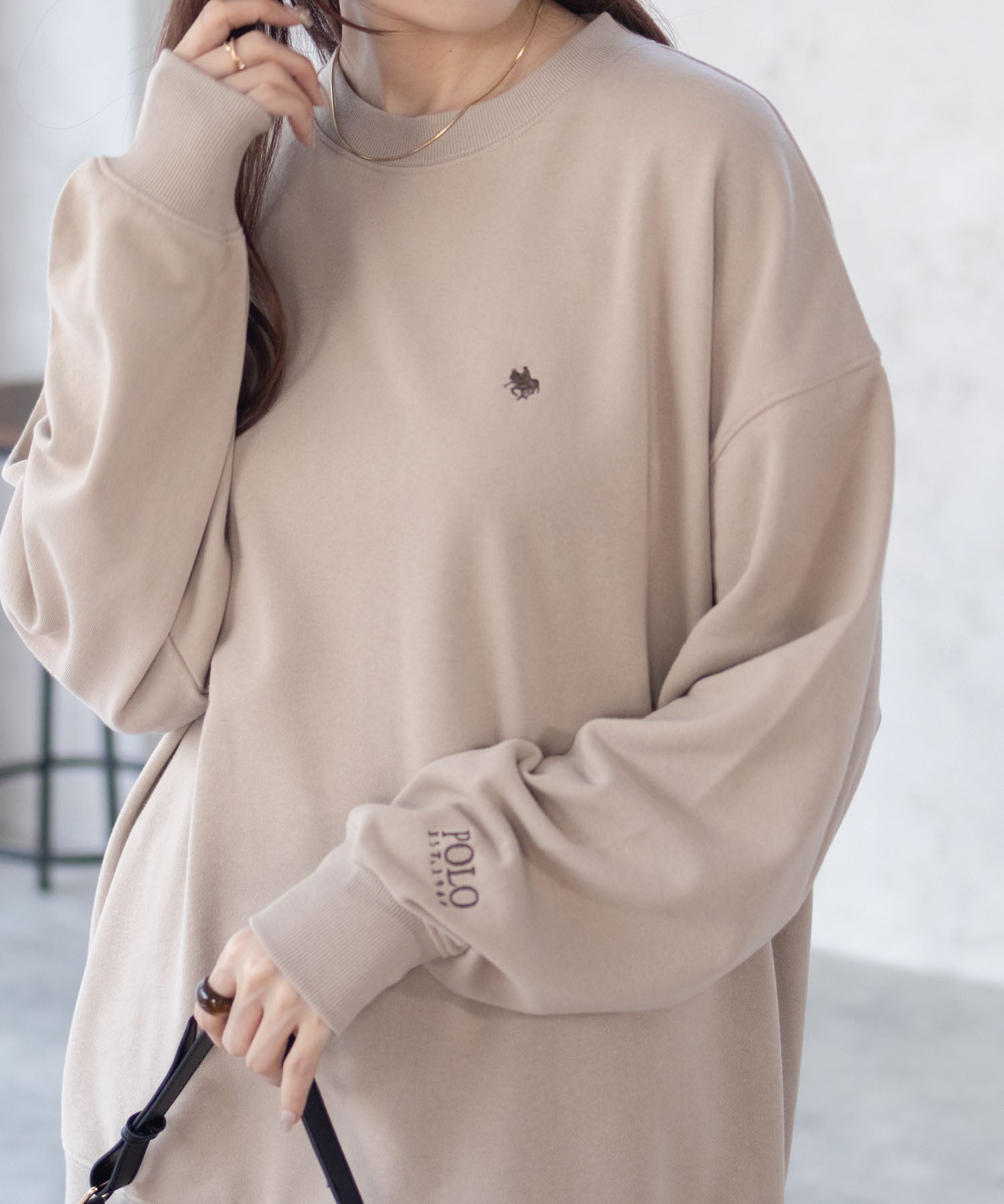 ポロ ビーシーエス POLO BCS ワンポイント刺繍トレーナー