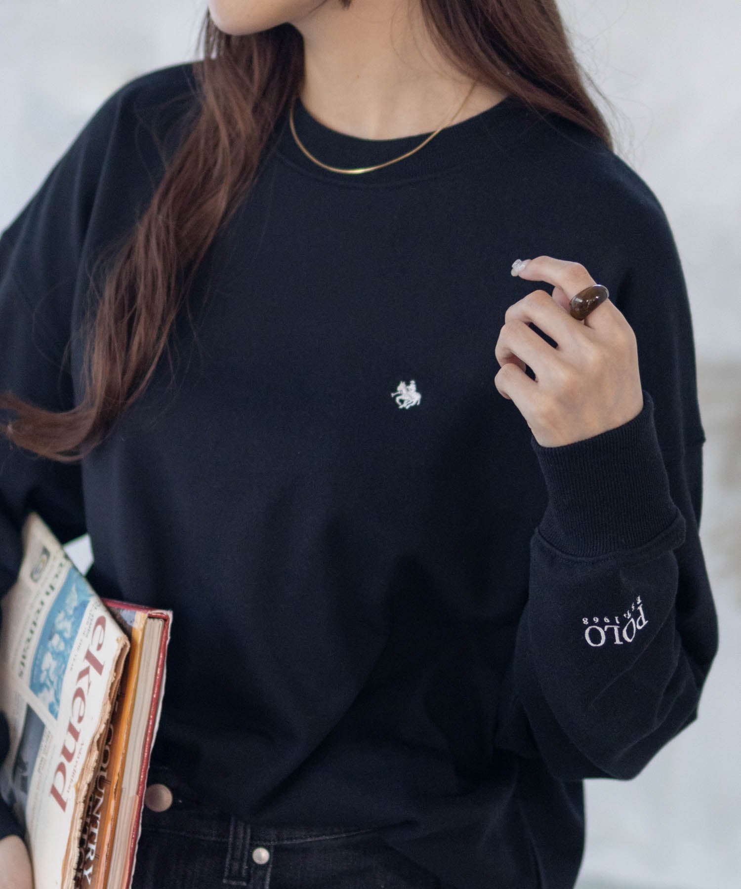 ポロ ビーシーエス POLO BCS ワンポイント刺繍トレーナー