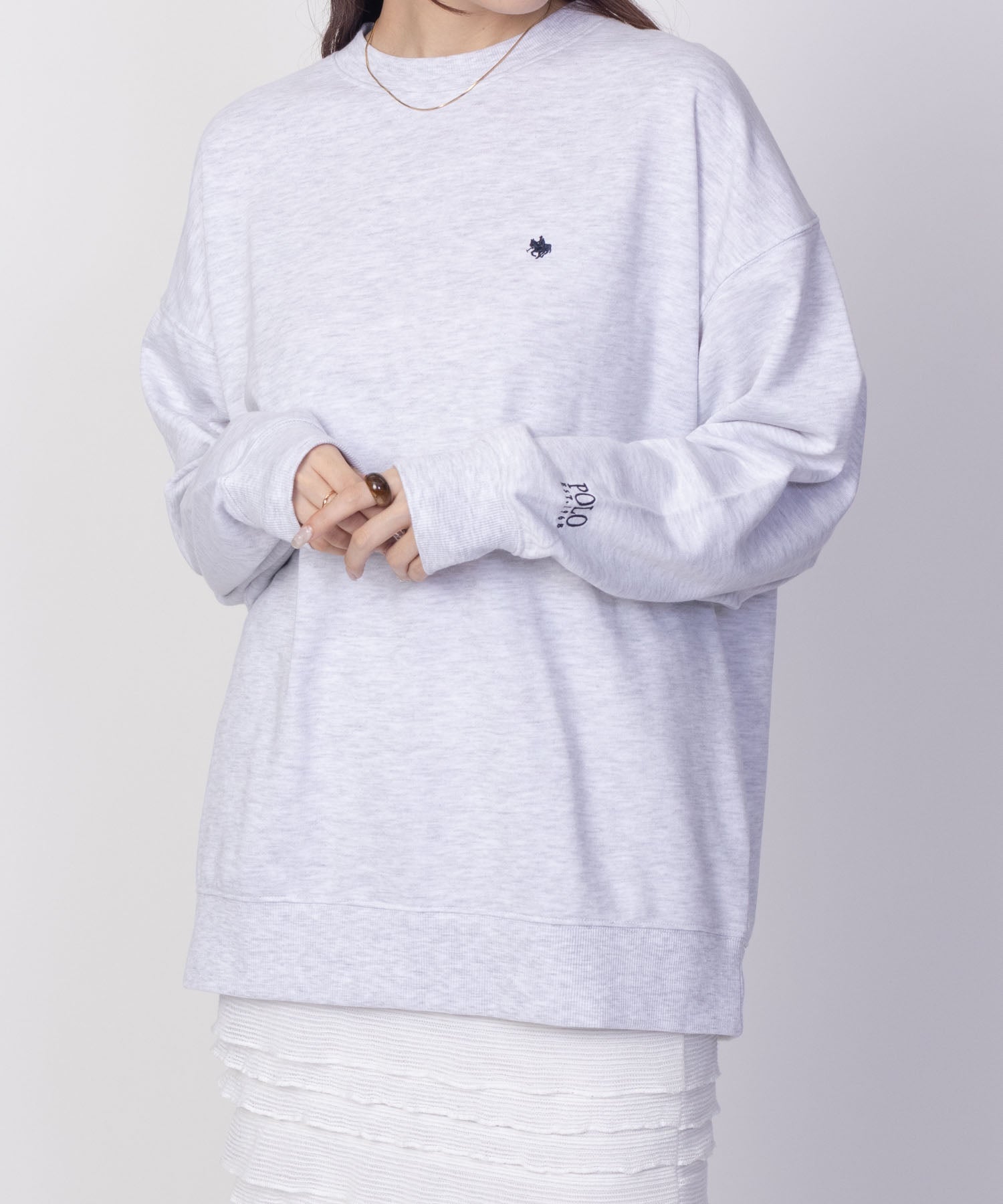 ポロ ビーシーエス POLO BCS ワンポイント刺繍トレーナー