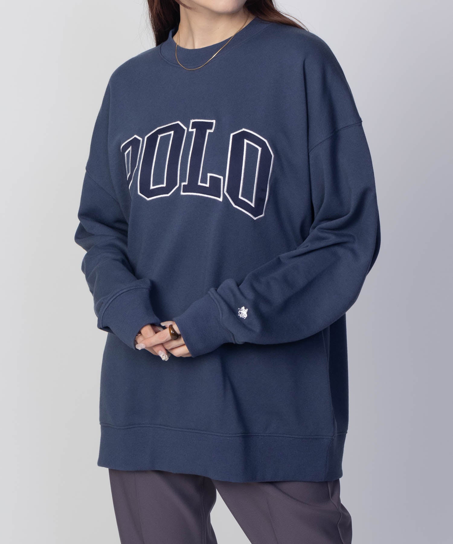 ポロ ビーシーエス POLO BCS ロゴワッペントレーナー