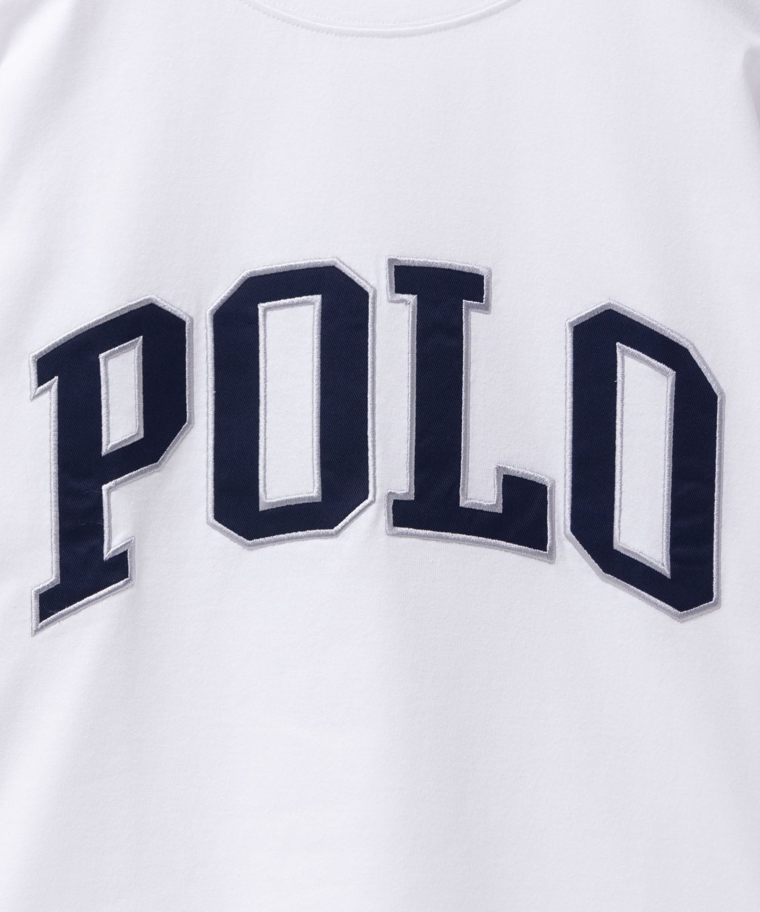 ポロ ビーシーエス POLO BCS ワッペンクロップドTシャツ (オフホワイト) オフホワイト