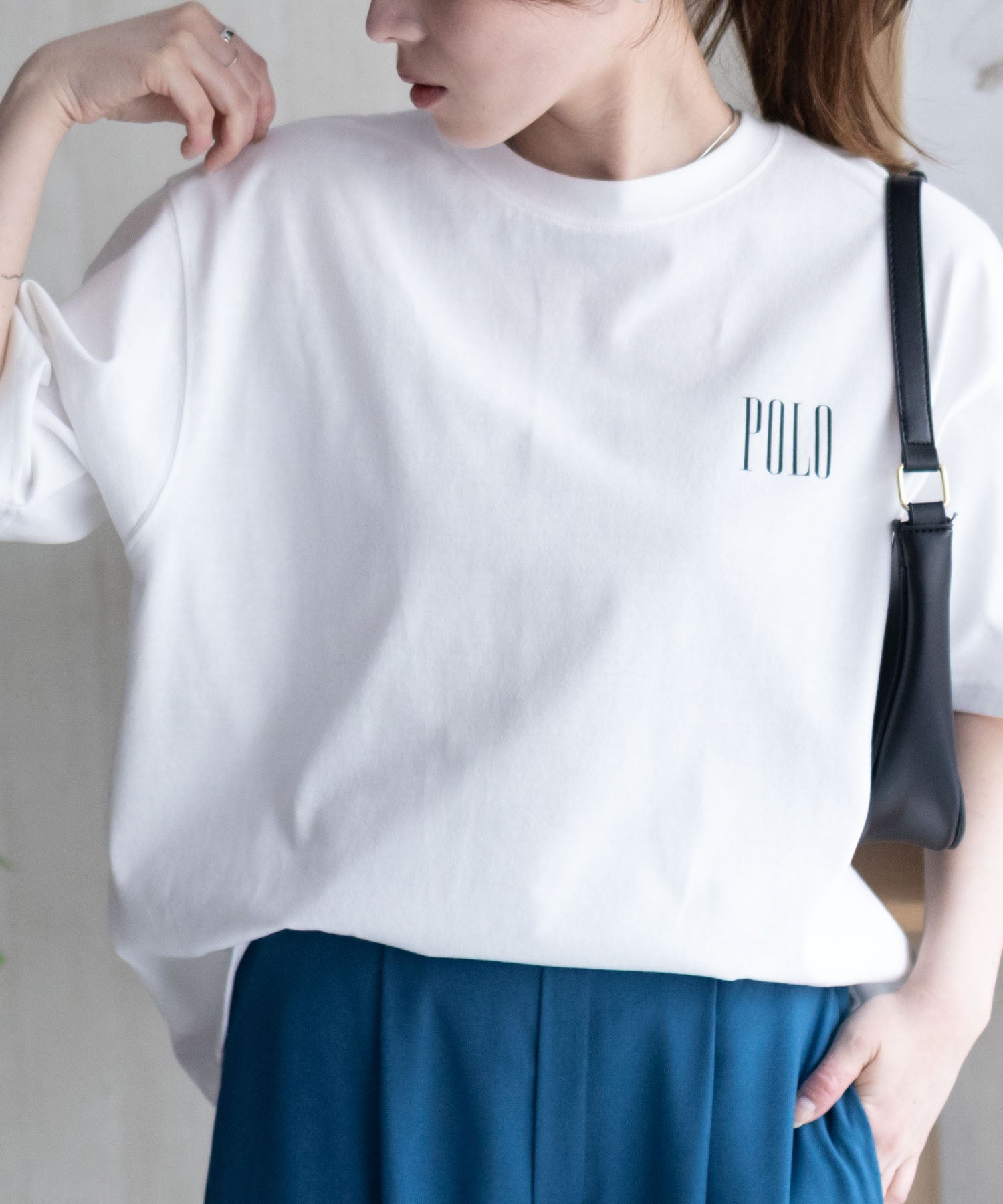 ポロ ビーシーエス POLO BCS バックロゴプリントTシャツ (オフホワイト) オフホワイト