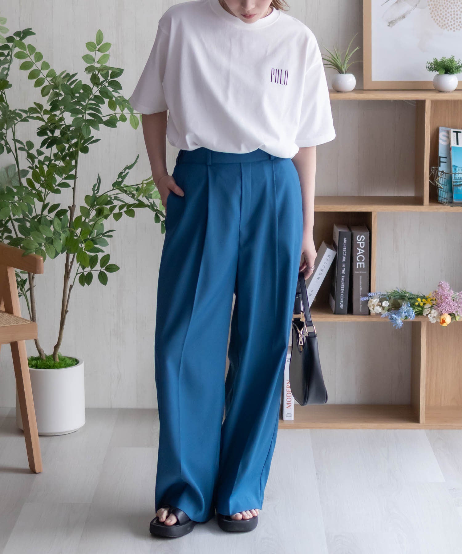 ポロ ビーシーエス POLO BCS バックロゴプリントTシャツ (オフホワイト) オフホワイト