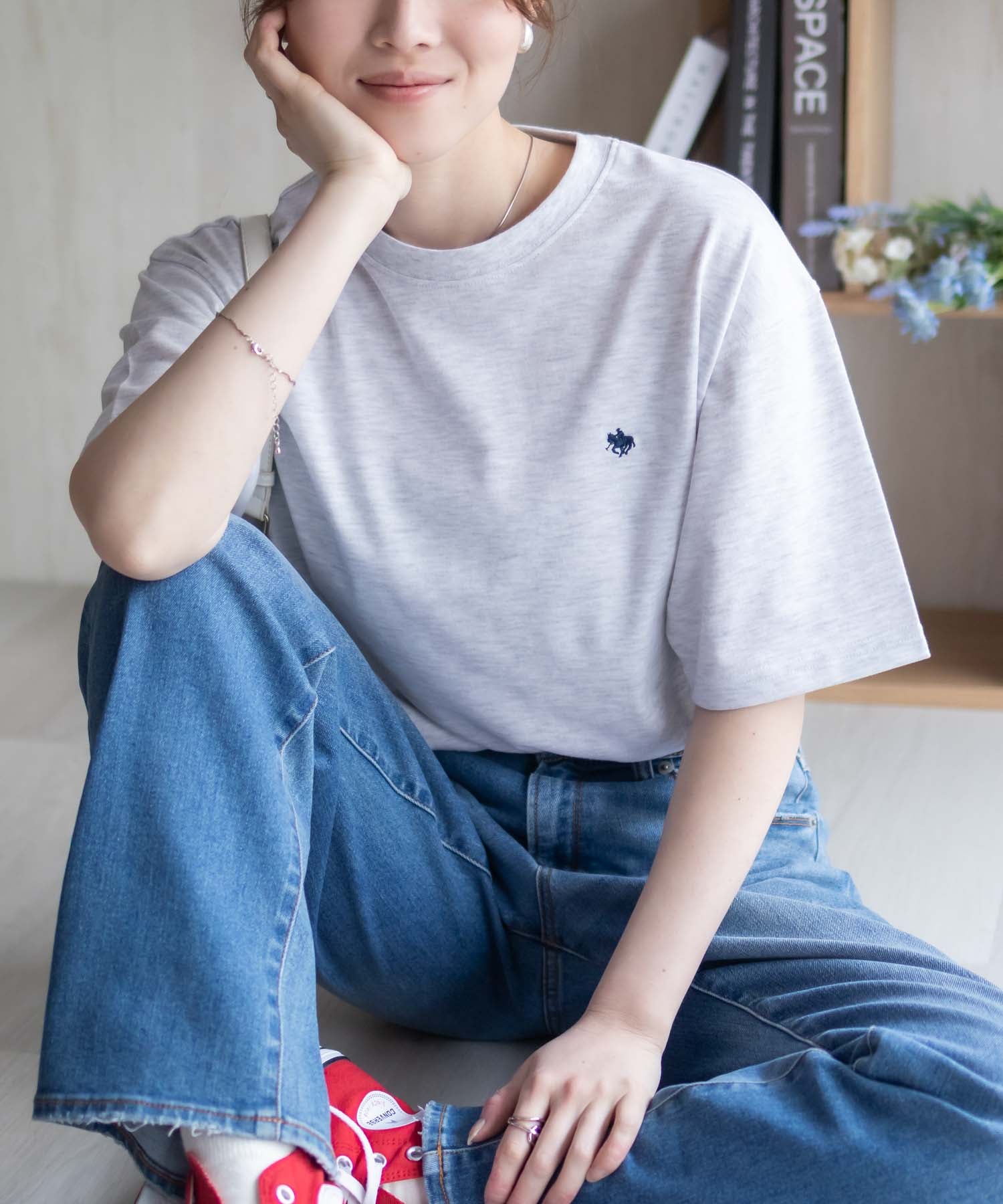 ポロ ビーシーエス POLO BCS ワンポイントサークルTシャツ (オートミール) オートミール