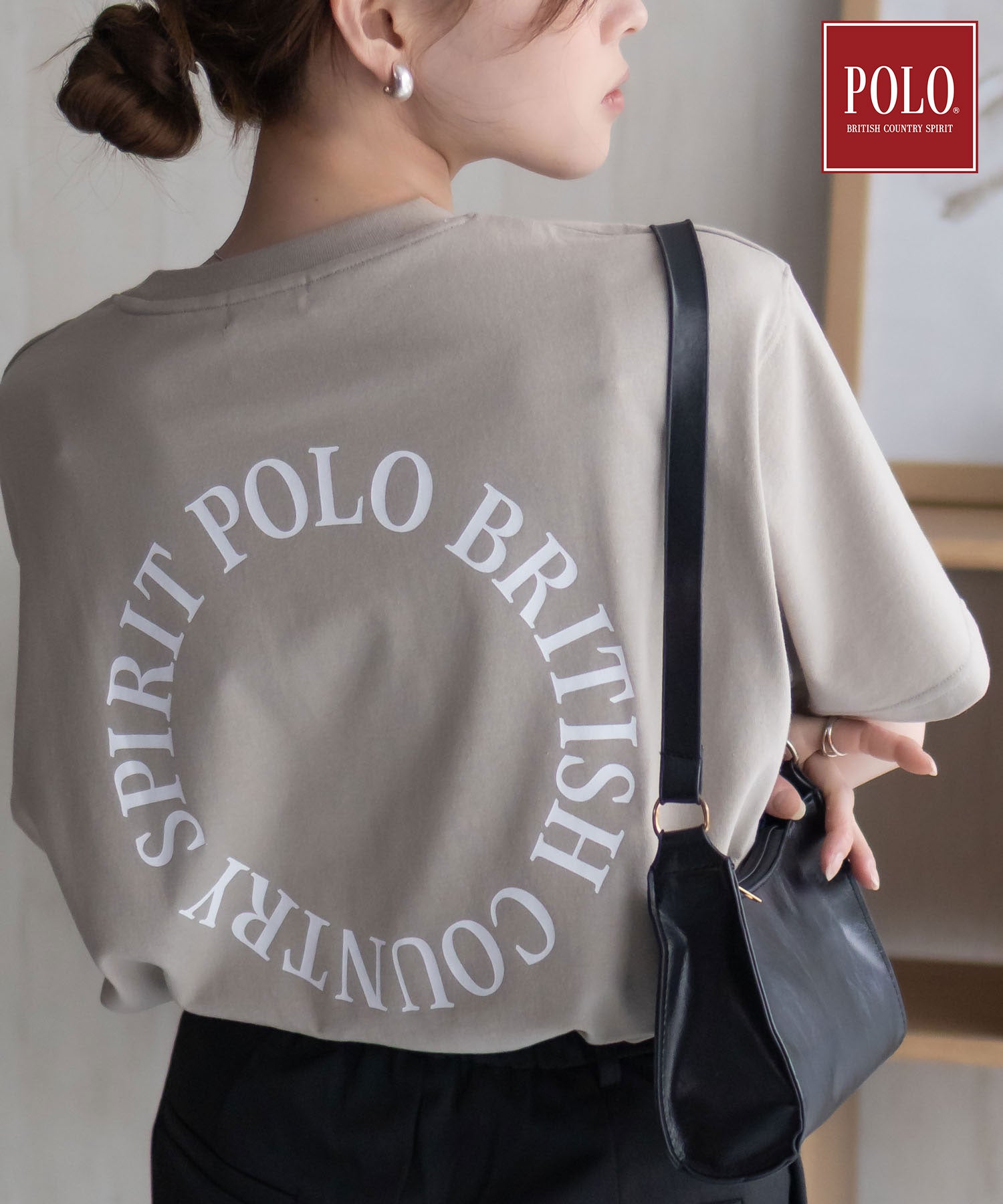 ポロ ビーシーエス POLO BCS ワンポイントサークルTシャツ (オートミール) オートミール