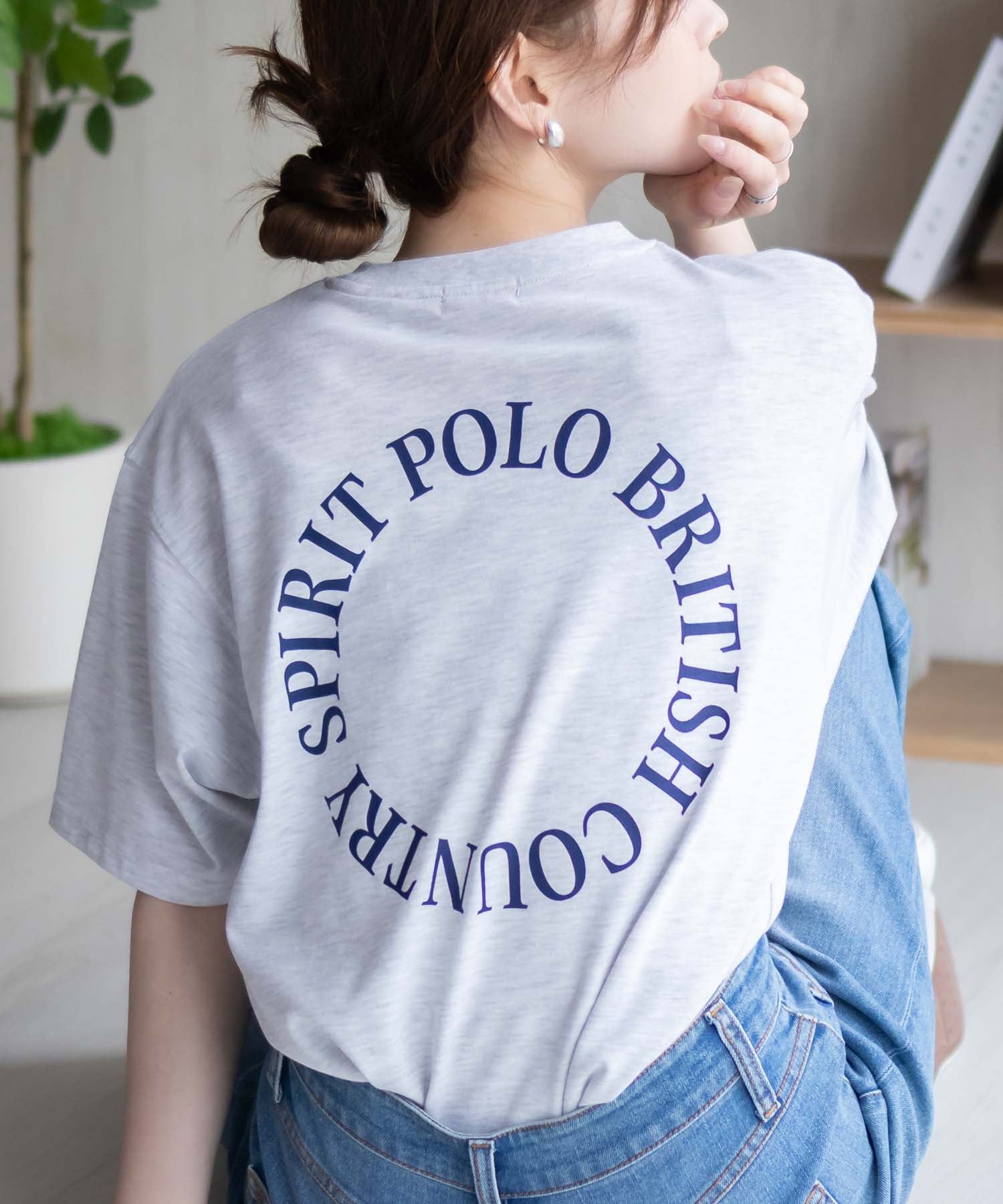 ポロ ビーシーエス POLO BCS ワンポイントサークルTシャツ (オートミール) オートミール