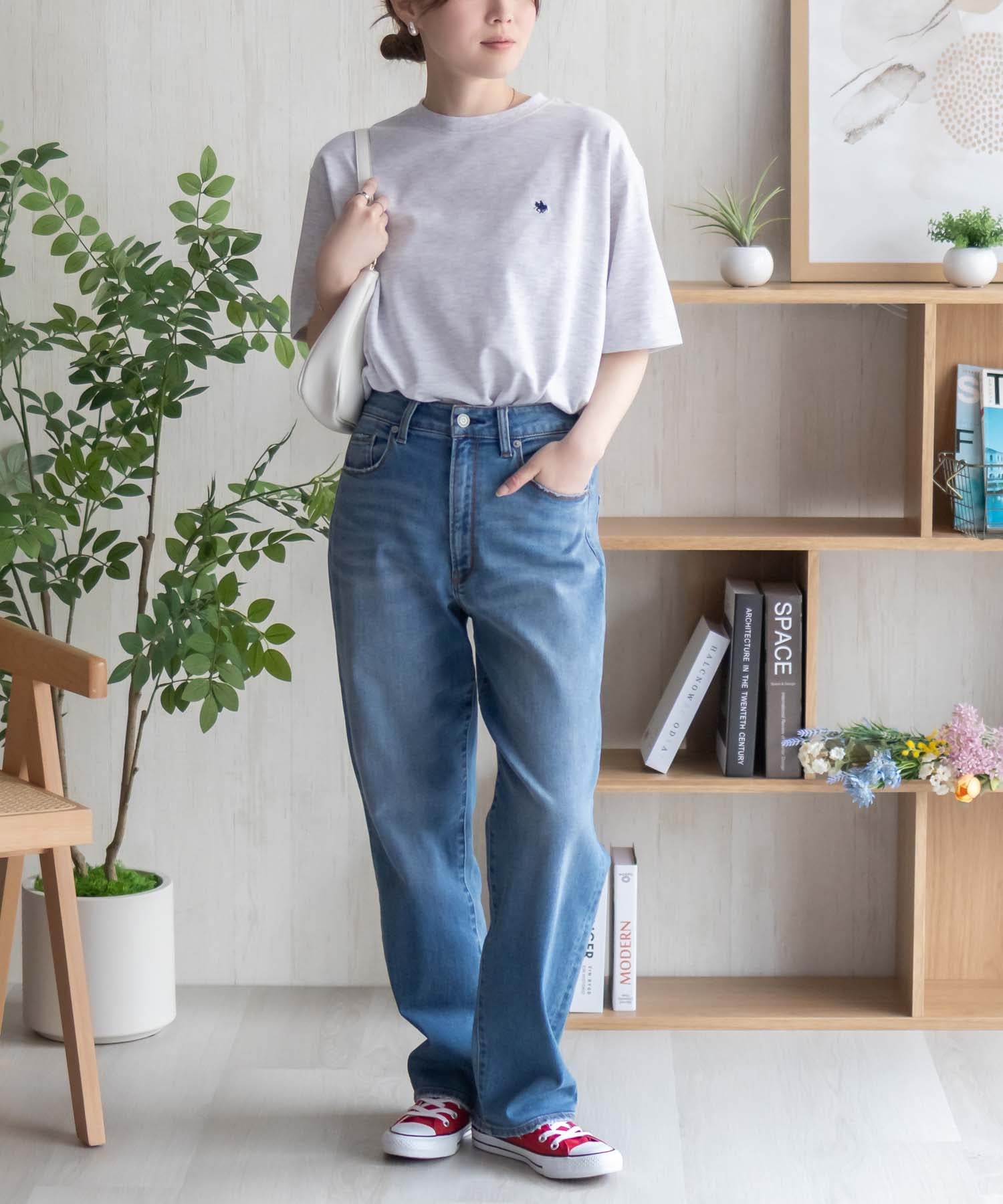 ポロ ビーシーエス POLO BCS ワンポイントサークルTシャツ (オートミール) オートミール