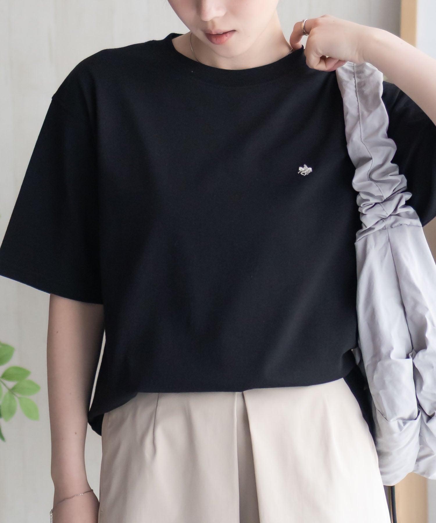 ポロ ビーシーエス POLO BCS ワンポイントサークルTシャツ (オートミール) オートミール