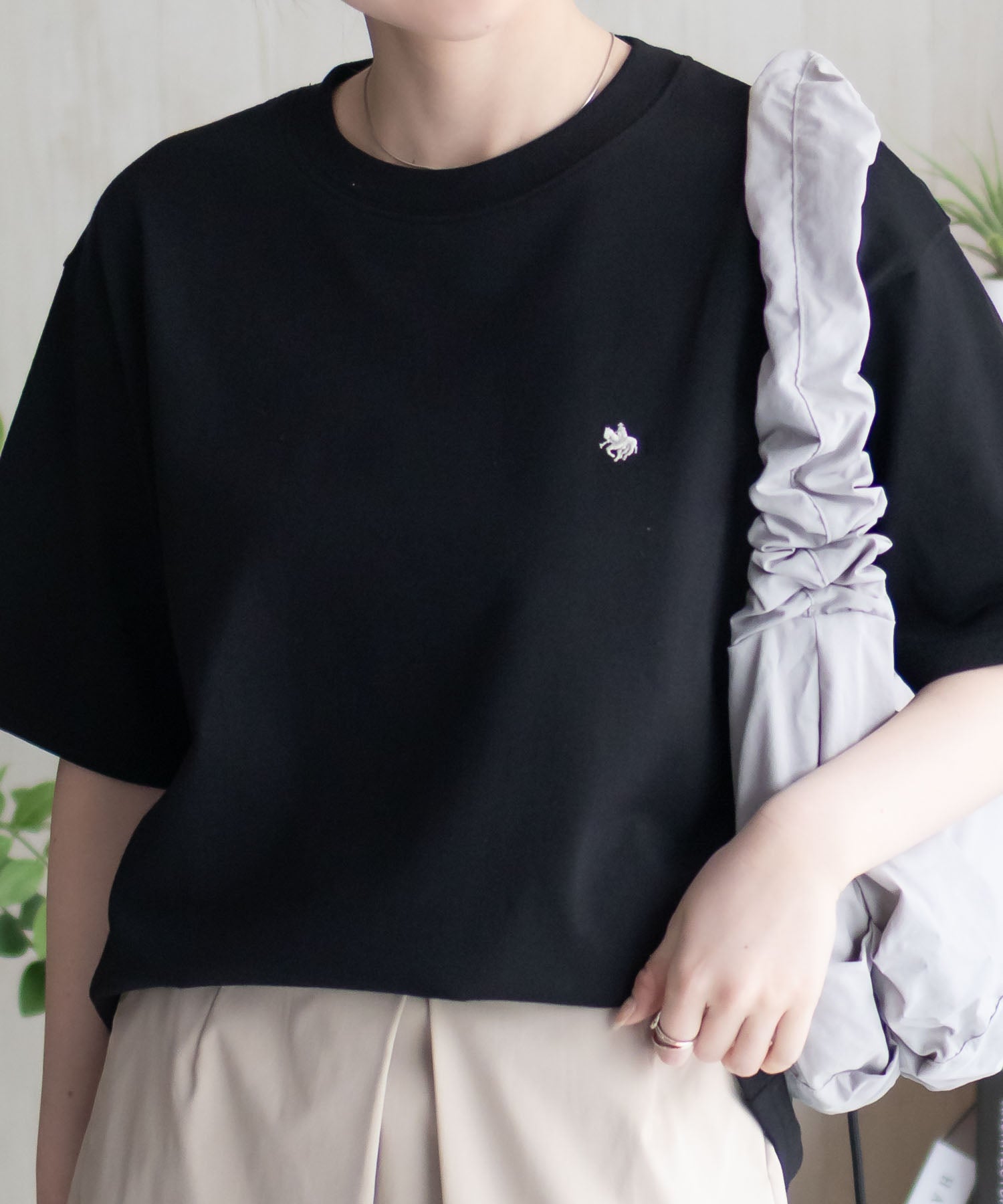 ポロ ビーシーエス POLO BCS ワンポイントサークルTシャツ (オートミール) オートミール