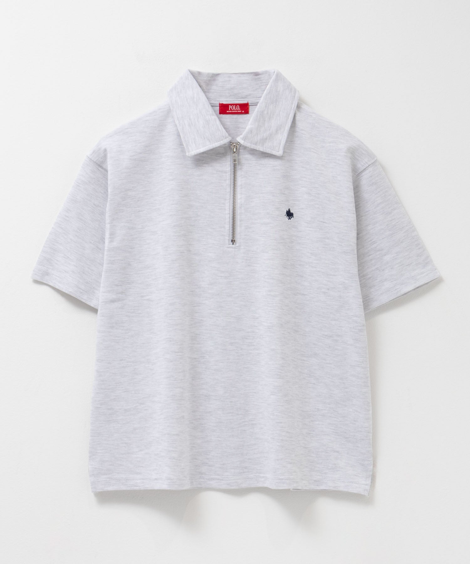 ポロ ビーシーエス POLO BCS ハーフジップポロシャツ (オートミール) オートミール