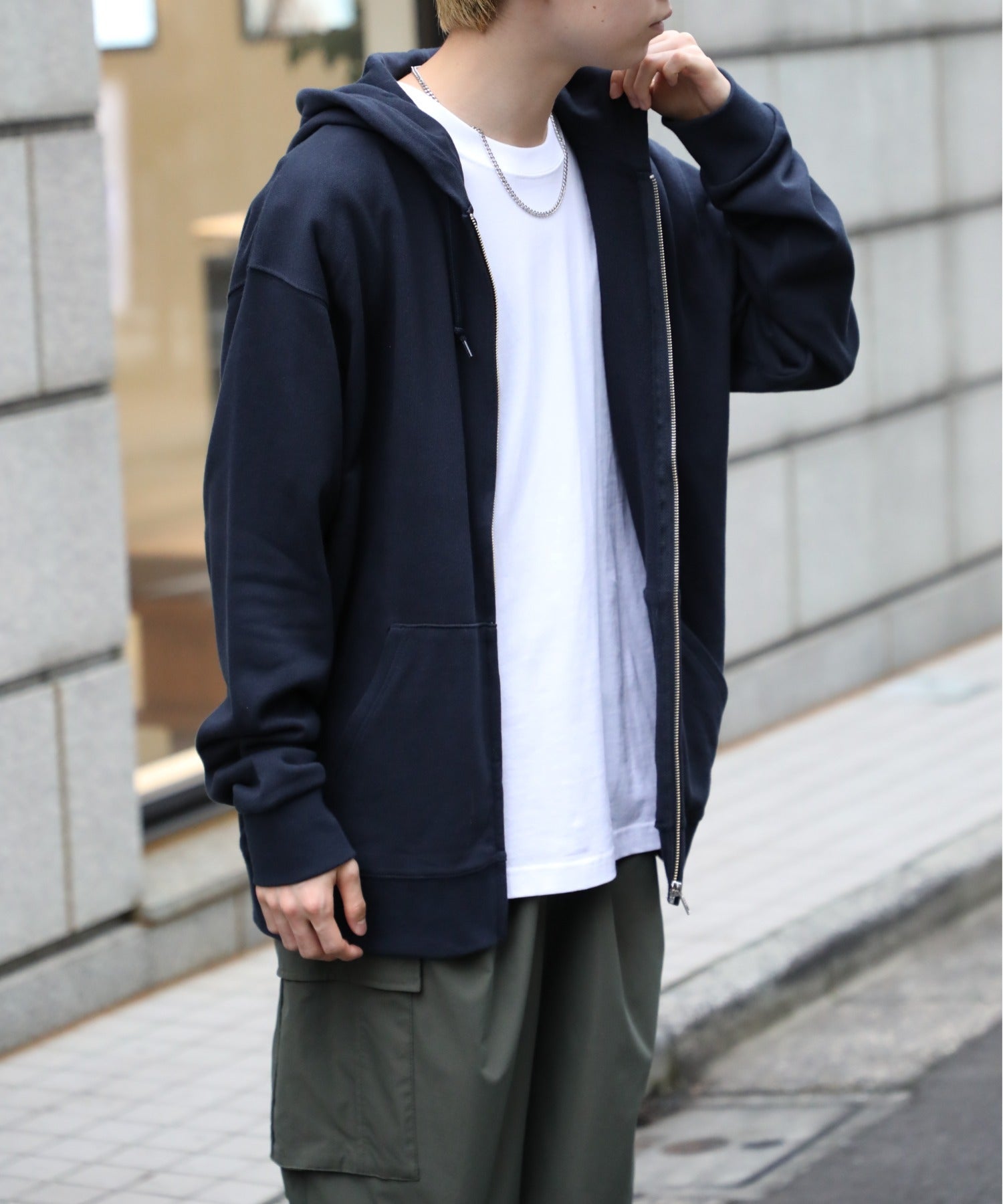 プリントスター Printstar 【Printstar】9.7オンス スーパーヘビーウェイトジップパーカー スウェット無地フーディー 裏パイル 00189 (ネイビー) ネイビー