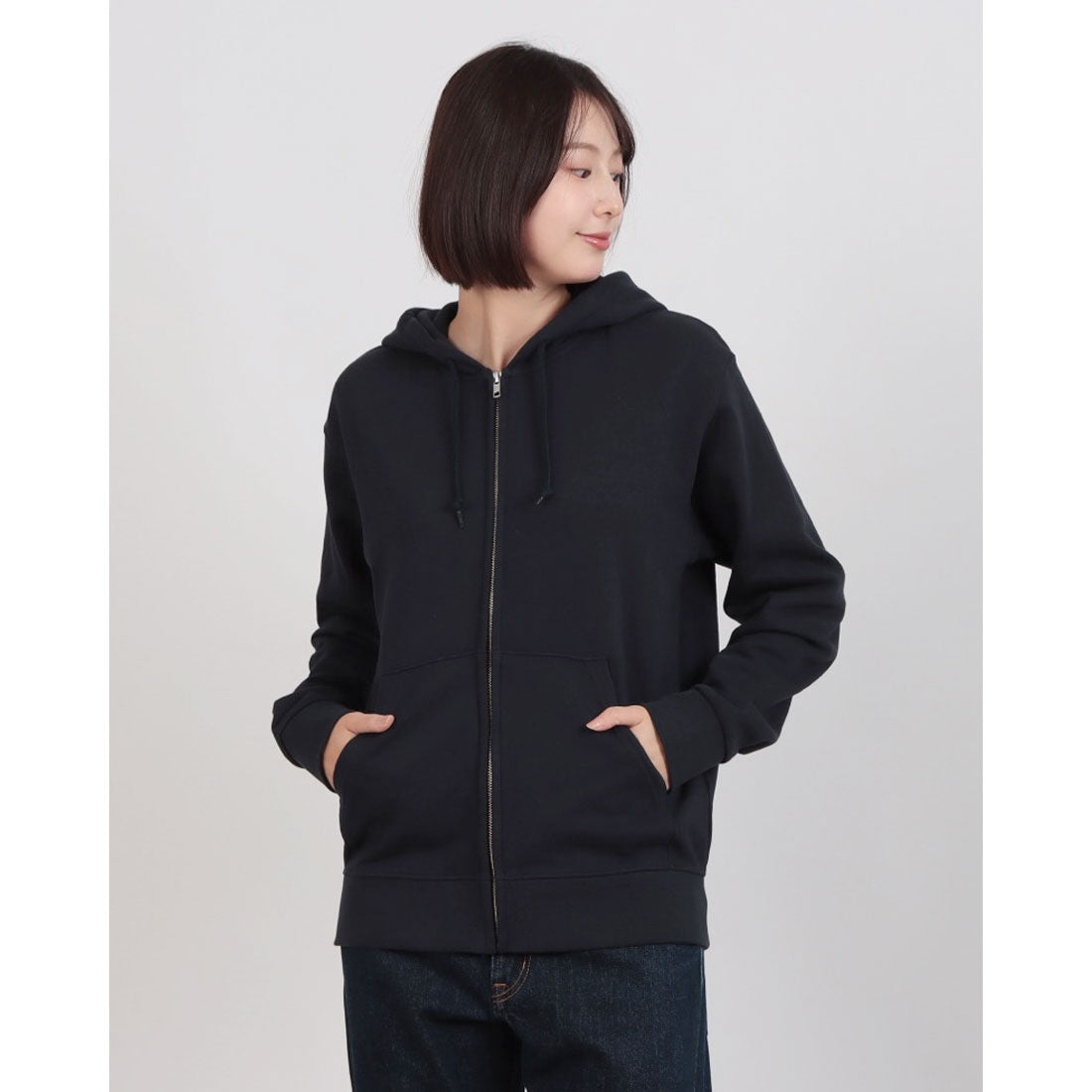 プリントスター Printstar 【Printstar】9.7オンス スーパーヘビーウェイトジップパーカー スウェット無地フーディー 裏パイル 00189 (ネイビー) ネイビー