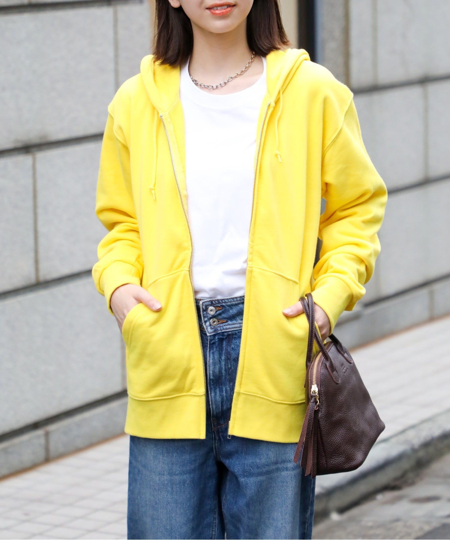 プリントスター Printstar 【Printstar】9.7オンス スーパーヘビーウェイトジップパーカー スウェット無地フーディー 裏パイル 00189 (イエロー) イエロー