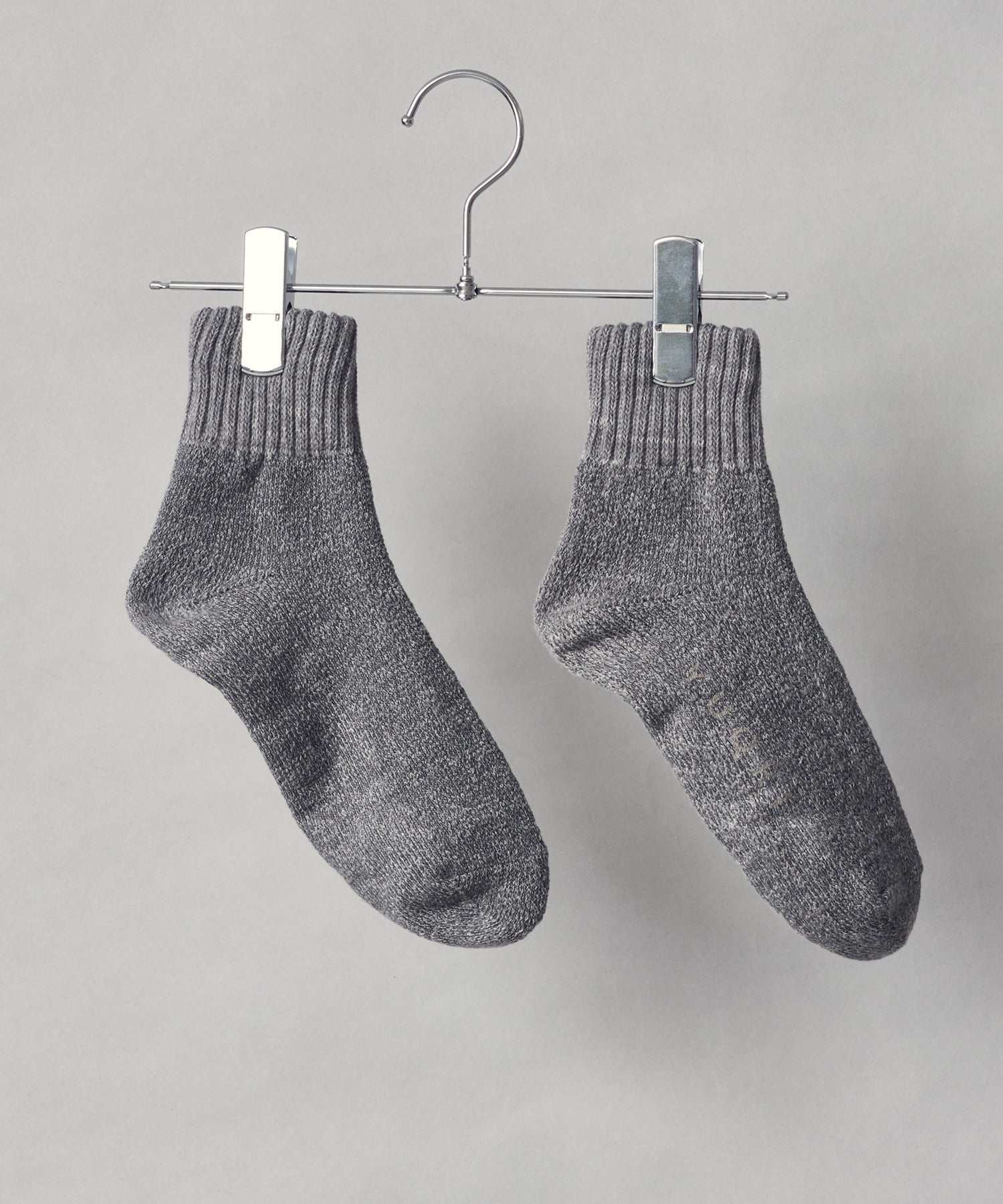 ユクリ YUQRI 柔らかな履き心地◎【YUQRI / ユクリ】comfy pile double rib 2 feel 「 抗菌防臭・消臭・制菌」リブ ソックス 靴下 日本製