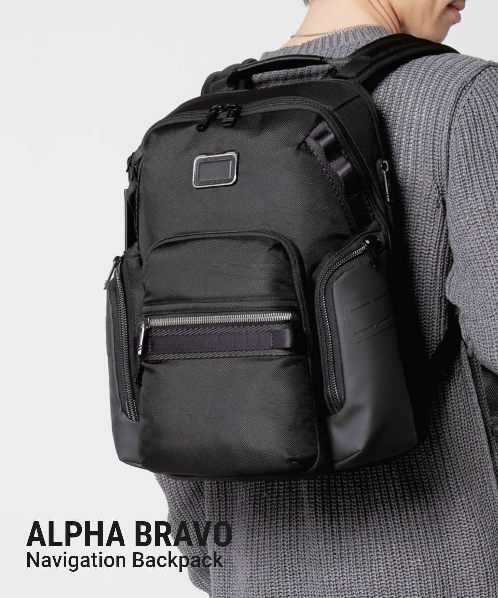 トゥミ TUMI トゥミ TUMI ALPHA BRAVO アルファ ブラボー Navigation Backpack ナヴィゲーション バックパック 0232793D 142479 1041 (ブラック) ブラック