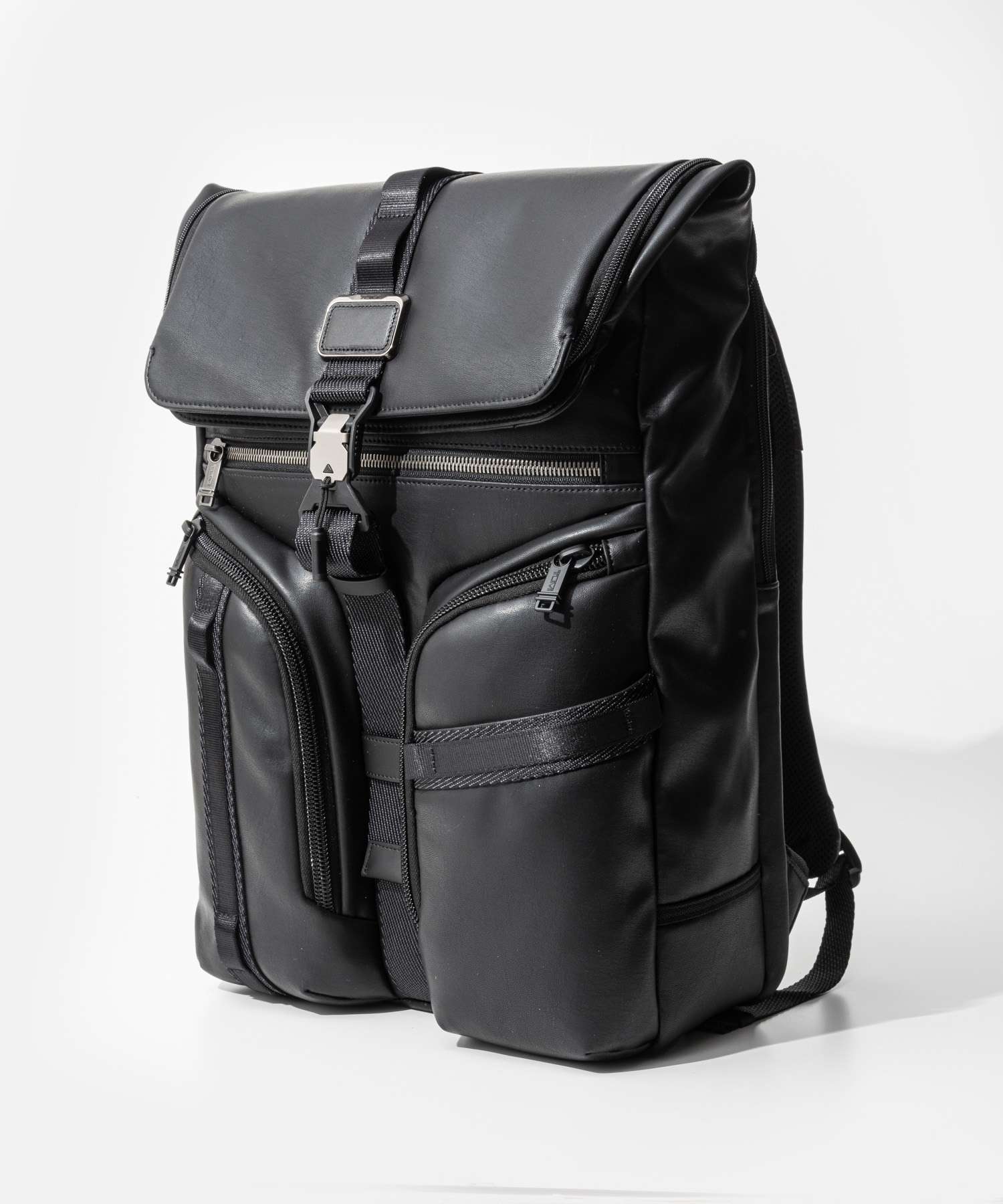 トゥミ TUMI トゥミ TUMI ALPHA BRAVO アルファブラボー SURVEILLANCE BACKPACK レザー サーヴェイランス フラップ バックパック 093 (BLACK/ブラック) BLACK/ブラック