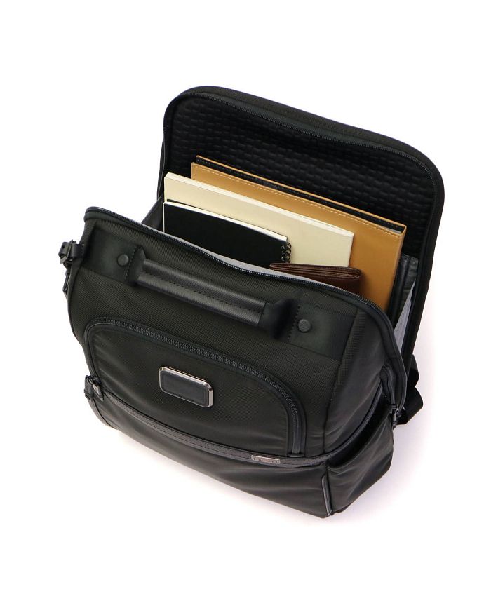 トゥミ TUMI 【日本正規品】トゥミ ビジネスバッグ TUMI Alpha3 アルファ3 リュック スリム・ソリューションズ・ブリーフ・パック 2603177 (ブラック) ブラック