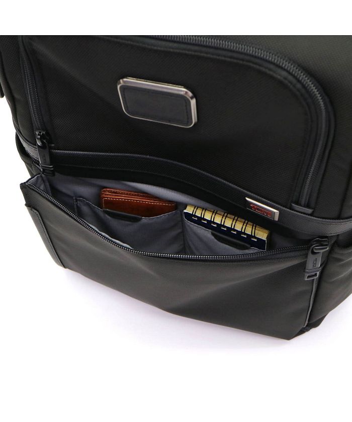 トゥミ TUMI 【日本正規品】トゥミ ビジネスバッグ TUMI Alpha3 アルファ3 リュック スリム・ソリューションズ・ブリーフ・パック 2603177 (ブラック) ブラック