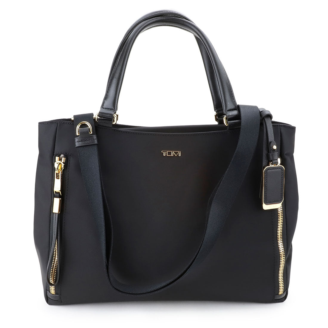 トゥミ TUMI トートバッグ ヴォヤジュール ヴァレッタ ミディアム・トート 196605DGLD/146571 2693 BLACK/GOLD (ブラック/ゴールド) ブラック/ゴールド