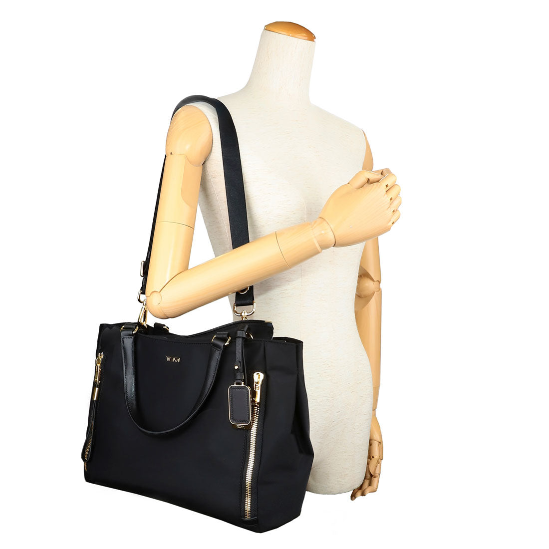 トゥミ TUMI トートバッグ ヴォヤジュール ヴァレッタ ミディアム・トート 196605DGLD/146571 2693 BLACK/GOLD (ブラック/ゴールド) ブラック/ゴールド