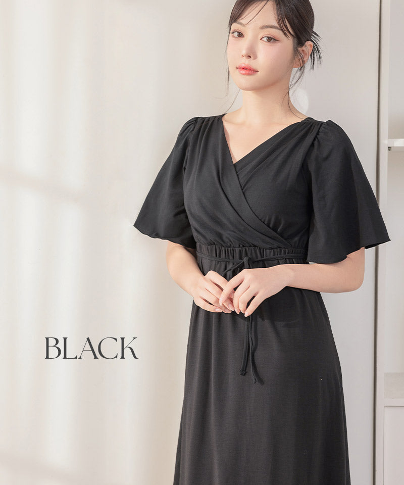 ツーハッチ tu-hacci ナイトブラカシュクールワンピース (ピンクブラウン) ピンクブラウン