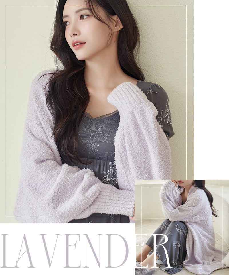 ツーハッチ tu-hacci 《P.snow》ロングガウン (ラベンダー) ラベンダー