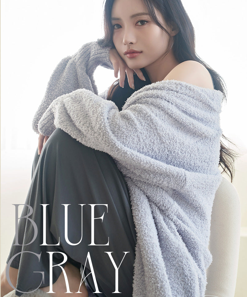 ツーハッチ tu-hacci 《P.snow》ロングガウン (ブルーグレー) ブルーグレー