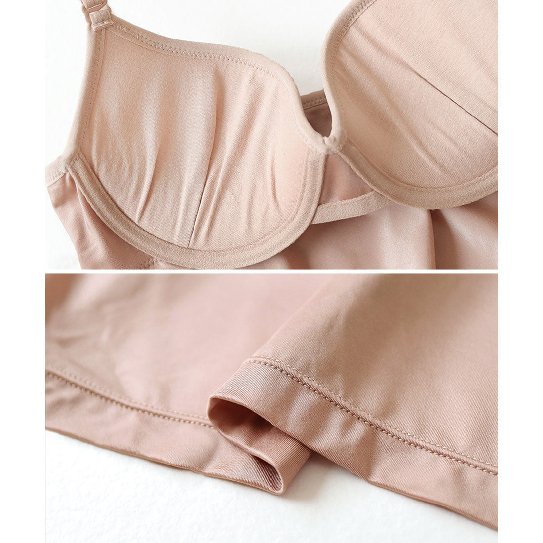 ツーハッチ tu-hacci 肌に馴染む美肌カラー ~血色シリーズ~ カップ付きキャミソール【ブラトップ】 (ブラウン) ブラウン(ぴったり)