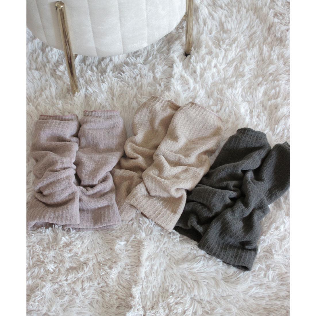 ツーハッチ tu-hacci シルクレッグウォーマー