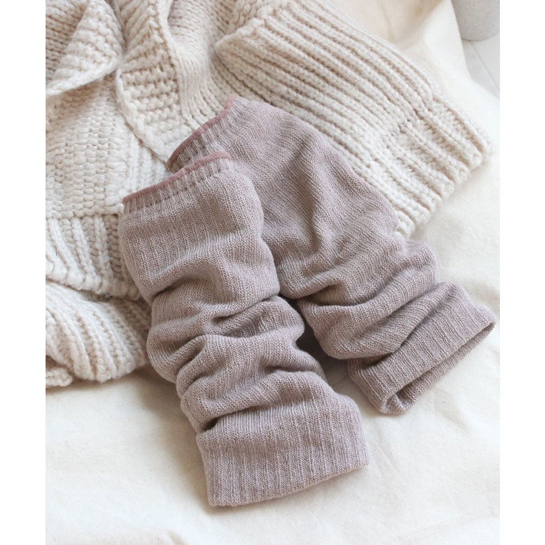 ツーハッチ tu-hacci シルクレッグウォーマー