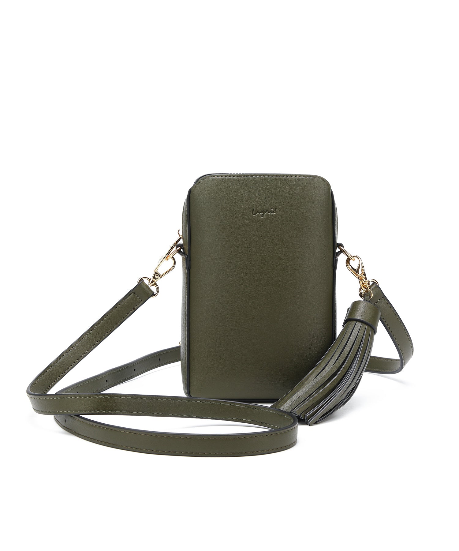 アングリッド Ungrid ビッグタッセル 縦長ミニポシェット (KHA) KHA