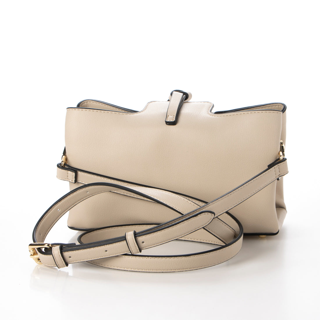 アングリッド Ungrid アンティークPUレザー 両アオリポケット スマホ&パスポート入れ ミニ ショルダーバッグ